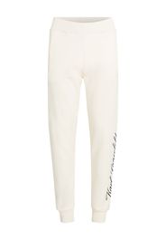 Karl Lagerfeld embroidered-logo cotton sweatpants - Bianco