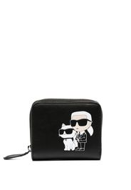 Karl Lagerfeld Ikonik Karl leather purse - Nero