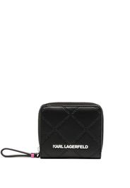Karl Lagerfeld debossed logo-print purse - Nero
