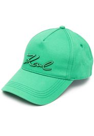 Karl Lagerfeld Cappello da baseball K/Signature - Verde