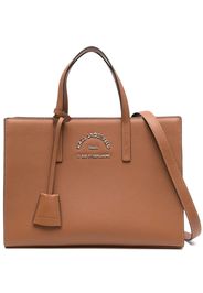 Karl Lagerfeld Borsa tote con logo media - Marrone