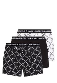 Karl Lagerfeld logo monogram trunk set - Nero