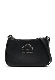 Karl Lagerfeld Borsa a tracolla con logo - Nero