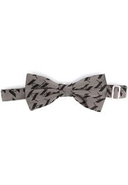 Karl Lagerfeld KL Monogram jacquard bow tie - Nero