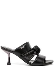 Karl Lagerfeld Panache 80mm knot-detailing sandals - Nero