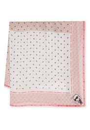 Karl Lagerfeld K/Ikonik 2.0 monogram scarf - Bianco