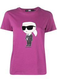Karl Lagerfeld T-shirt Ikonik 2.0 - Viola