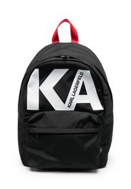 Karl Lagerfeld Kids Zaino con stampa - Nero