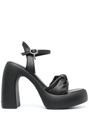 Karl Lagerfeld 120mm knot-detail sandals - Nero