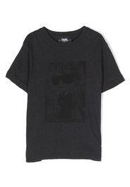 Karl Lagerfeld Kids T-shirt con stampa - Grigio