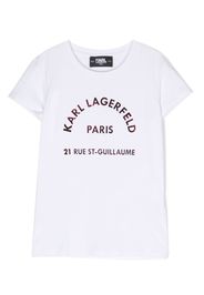 Karl Lagerfeld Kids T-shirt Rue St. Guillaume - Bianco