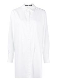 Karl Lagerfeld logo-print cotton shirt - Bianco