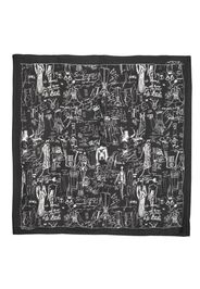 Karl Lagerfeld graphic-print scarf - Nero