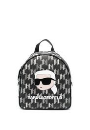 Karl Lagerfeld Zaino K/Ikonik 2.0 con monogramma - Nero