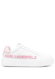 Karl Lagerfeld Injekt calf-leather sneakers - Bianco