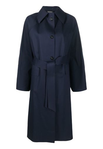 KASSL Editions tied-waist trench coat - Blu