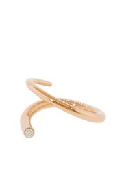 18kt rose gold diamond Crescendo Pin ring