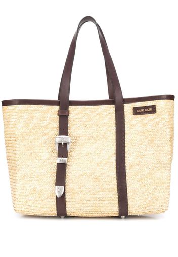 Spina straw tote bag