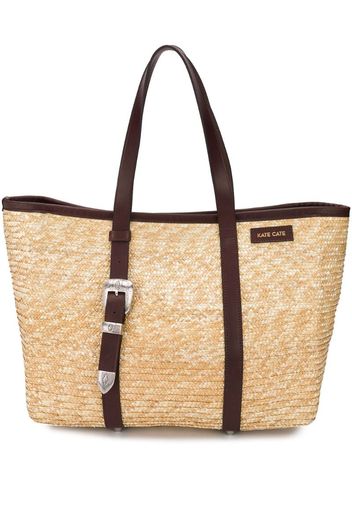 woven straw tote