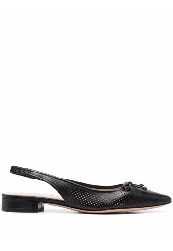 Kate Spade bow-detail ballerina shoes - Nero