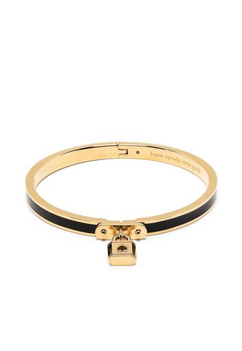 Kate Spade padlock-detail bracelet - Nero