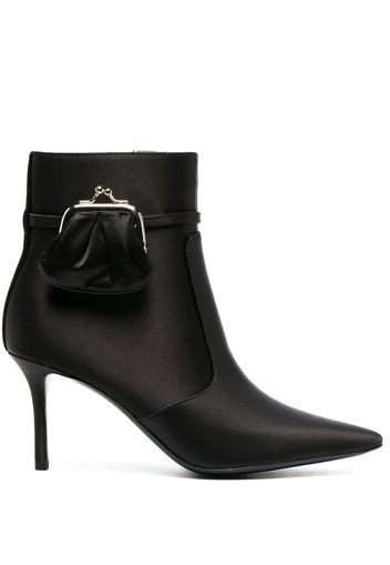 Kate Spade 80mm side pouch-detail boots - Nero