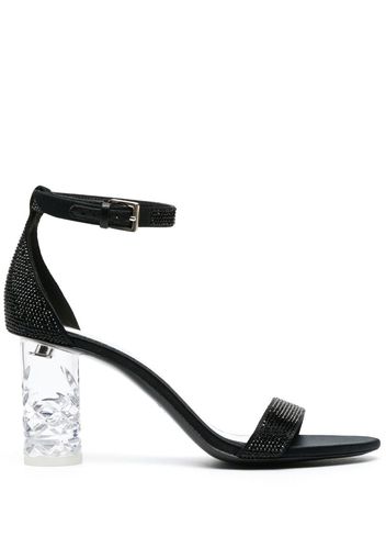 Kate Spade 90mm transparent block-heel sandals - Nero