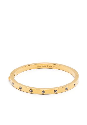 Kate Spade crystal-embellished bangle bracelet - Oro