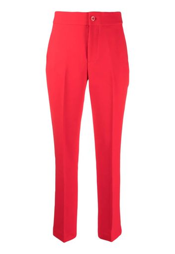 Kate Spade tailored-cut mid-rise trousers - Rosso