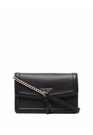 Kate Spade logo-plaque clutch bag - Nero