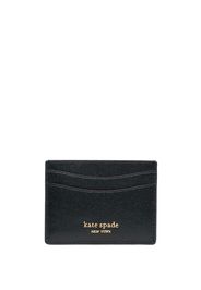 Kate Spade logo-detail leather cardholder - Nero