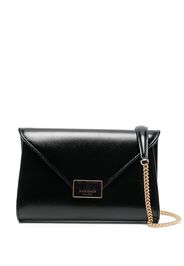 Kate Spade logo-plaque crossbody bag - Nero