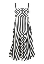 Kate Spade striped midi dress - Nero