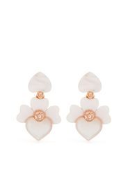 Kate Spade Precious Pansy drop earrings - Toni neutri