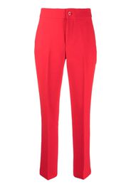 Kate Spade tailored-cut mid-rise trousers - Rosso