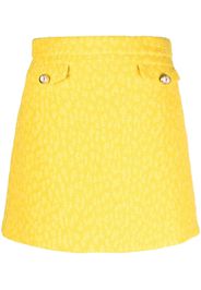 Kate Spade high-waist bouclé miniskirt - Giallo