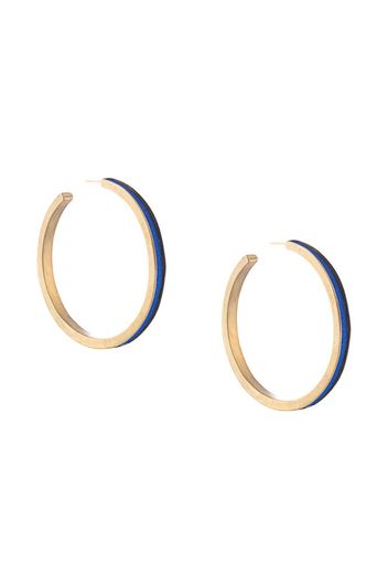 single colour hoop earrings