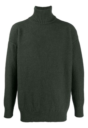 loose-fit turtleneck jumper