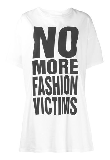 No more Fashion Victims print T-shirt