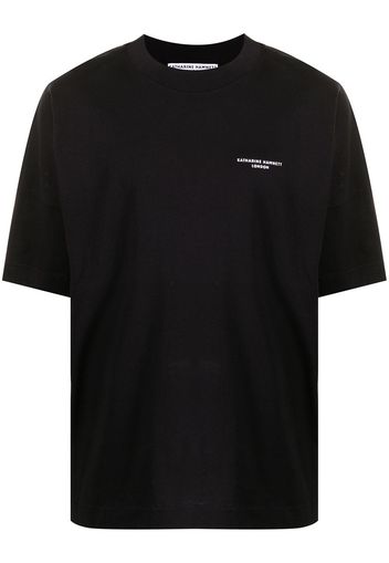 Katharine Hamnett London logo print T-shirt - Nero