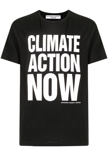 Katharine Hamnett London Climate Action Now T-shirt - Nero