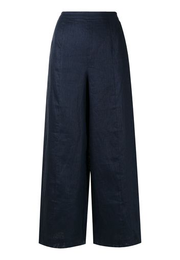 Keepsake The Label Alpine wide-leg linen trousers - Blu