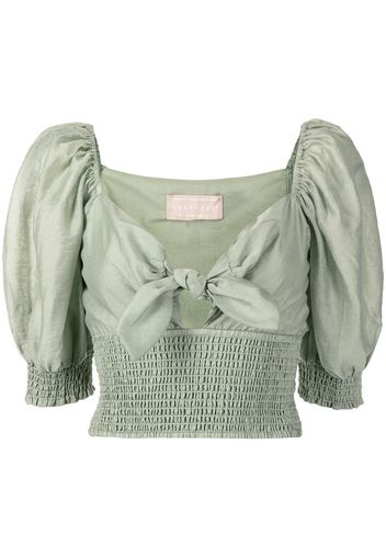 Keepsake The Label Blusa crop - Verde