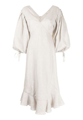 Keepsake The Label Clearway linen midi dress - Toni neutri