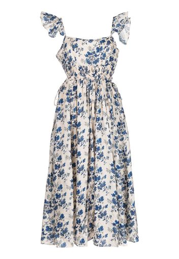 Keepsake The Label Abito midi Flourish a fiori - Blu