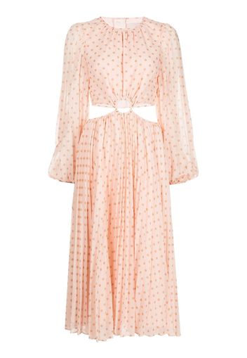 Keepsake The Label Abito midi Breeze a pois - Rosa