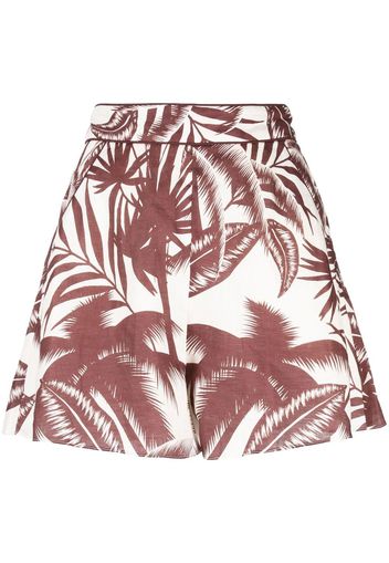 Keepsake The Label Shorts con stampa - Marrone