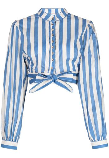 Keepsake The Label Camicia Peninsula crop - Blu