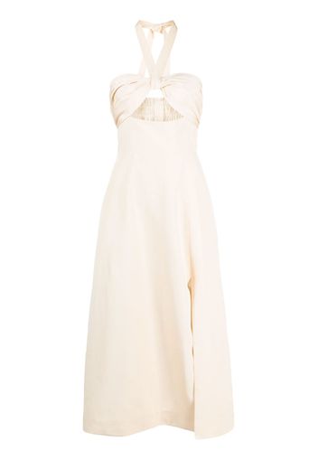 Keepsake The Label halterneck midi dress - Bianco