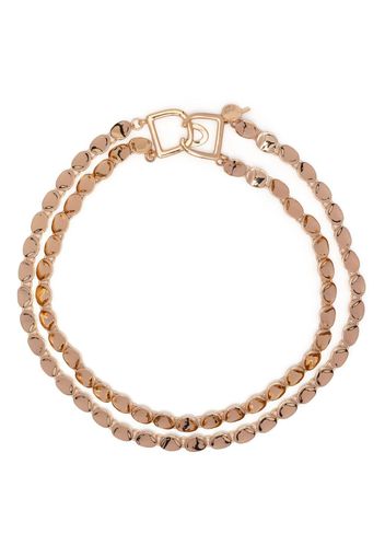 Kenneth Jay Lane layered disc necklace - Oro